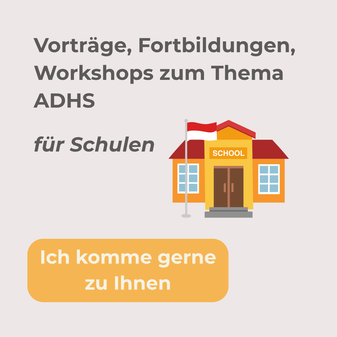 ADHS - Vorträge, Fortbildungen, Workshops für Schulen (pro Stunde) - neurodiverGENTLE